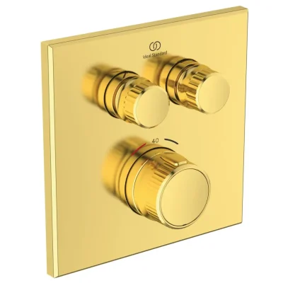 Ideal Standard CeraTherm Navigo - termostatisks dušas maisītājs, zemapmetuma, 2 patērētājiem, hromēts A7302A2