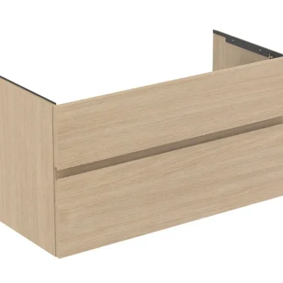 Ideal Standard Finesse - izlietnes skapītis, 100x44x55 cm, 2 atvilktnes, balts ozols E3388US