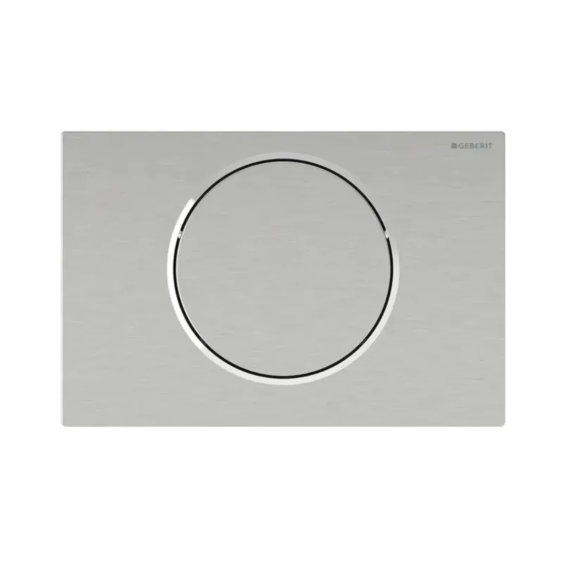 Geberit Sigma10 - elektroniskā vadības plate, tīkla barošana, vadības elektronika ar radio uztvērēju, matēts nerūsējošais tērauds 115.867.SN.6
