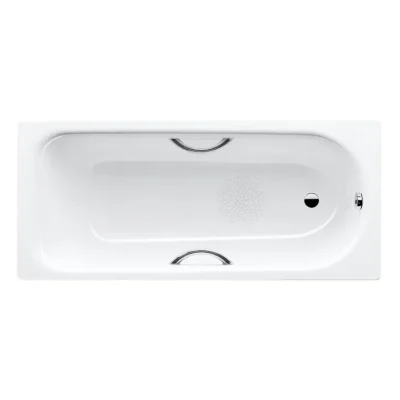 Kaldewei Advantage - Taisnstūra vanna Saniform Plus Star 332, 160x70 cm, ar rokturu atverēm, neslīdoša, balta 133230000001