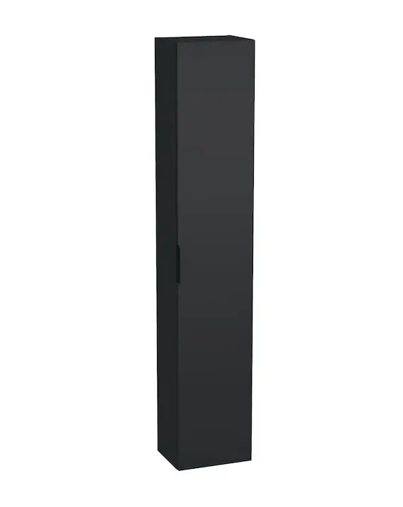 Jika Cube - augstais skapis, 170x32x25 cm, 1 durvis L/K, matēti antracīta H4537211763521