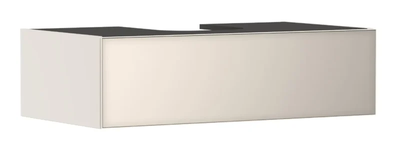 Hansgrohe Xevolos E - izlietnes apakšskapītis, 28x98x55 cm, 1 atvilktne, matēti bēšs/metallic beige 54314790
