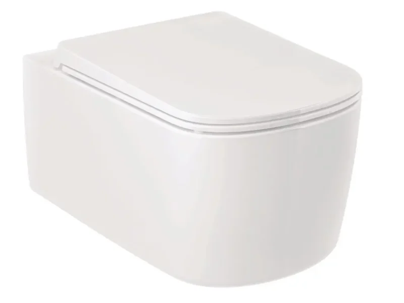 Kludi Resa S - piekaramais WC, Rimless, Spiralflush, balts spīdīgs 27WCW0143