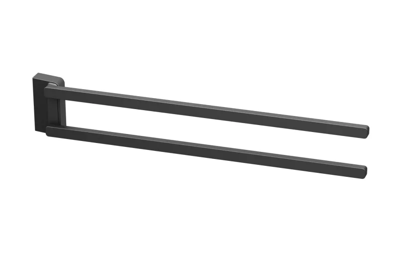 Ravak 10° - grozāms dvieļu turētājs, 45 cm, melns X07P564