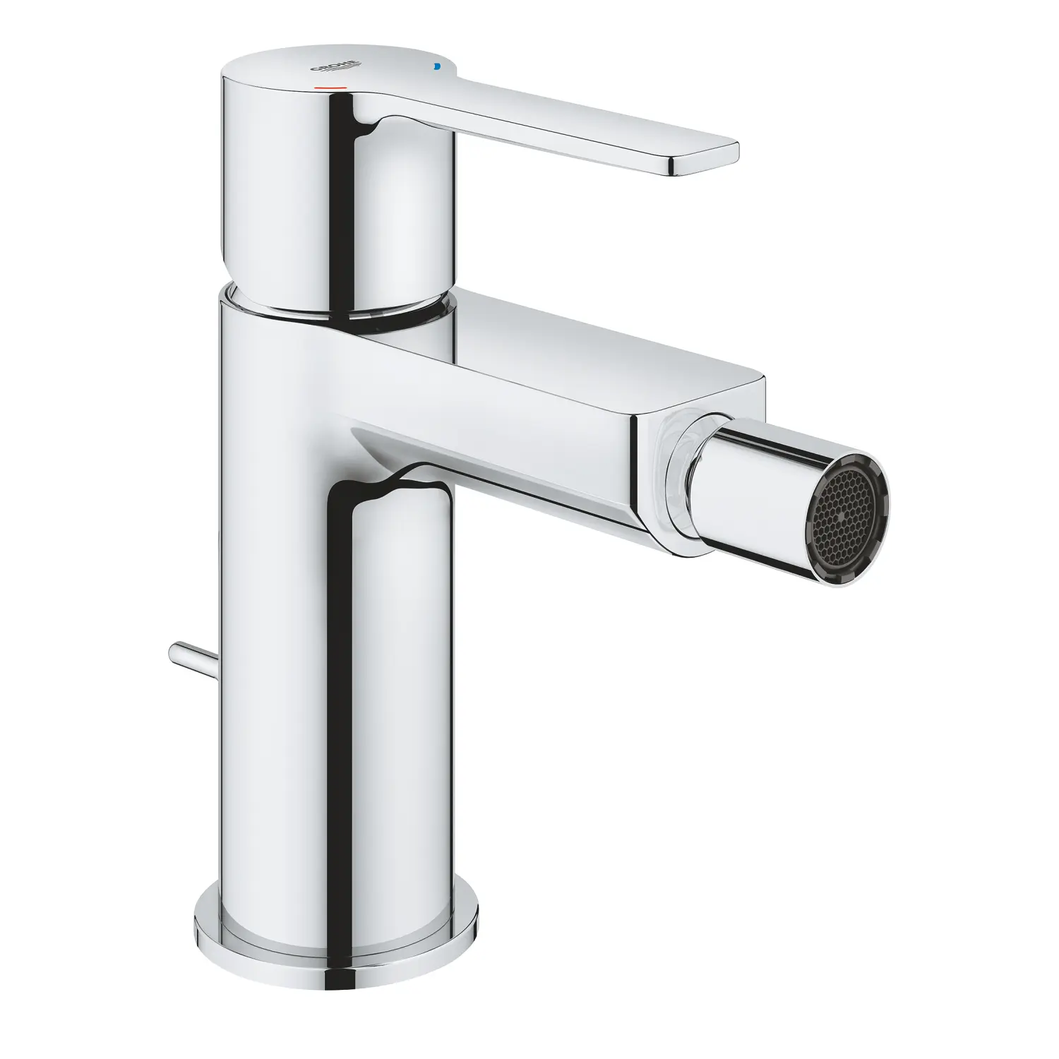 Grohe Lineare - bideta vienas sviras maisītājs ar noteces komplektu, hromēts 33848001