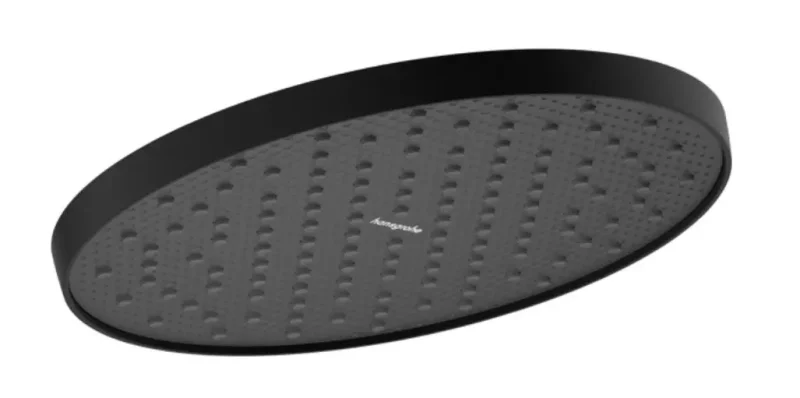 Hansgrohe Activera S - galvas duša, diametrs 24 cm, EcoSmart, matēti melns 28056670