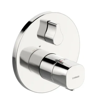 Hansa Living - termostata vannas maisītājs - zemapmetuma, pārslēdzējs 2 patērētājiem, hroms 81149552