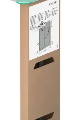 Axor sBox - iebūvējamais korpuss vannas malas maisītājam 15490180