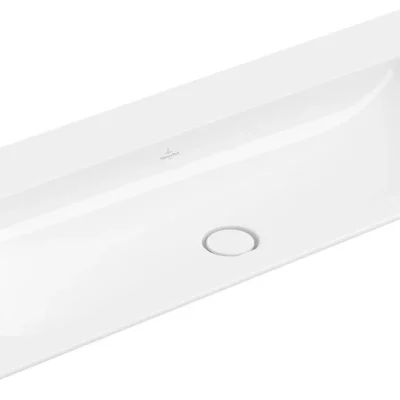 Villeroy & Boch Finion - mēbeļu izlietne 120x50 cm, bez pārplūdes, bez jaucējkrāna cauruma, CeramicPlus, Alpu balts 4164C3R1