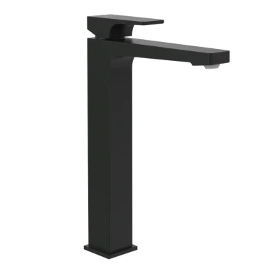 Villeroy & Boch Architectura Square - izlietnes maisītājs ar Push-Open noteces komplektu, AquaSmart, melni matēts TVW125002000K5