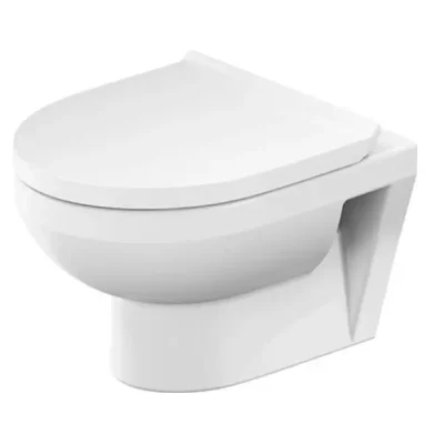 Duravit Duravit No.1 - pie sienas stiprināms WC ar WC sēdekli SoftClose, Rimless, balts 45750900A1