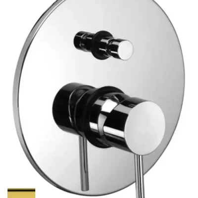 Paffoni Light - zemapmetuma maisītājs 2 patērētājiem, zelts LIG015HG