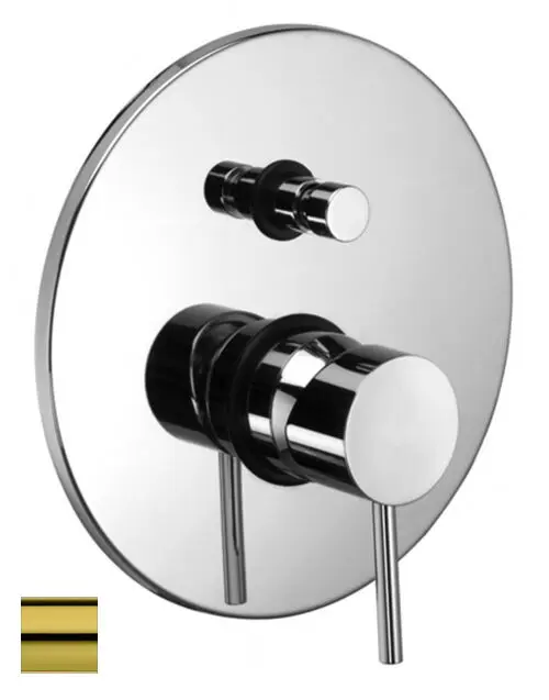 Paffoni Light - zemapmetuma maisītājs 2 patērētājiem, zelts LIG015HG