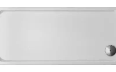 Duravit D-Code - dušas paliktnis 160x70 cm, pretslīdes, Alpu balts 720163000000001
