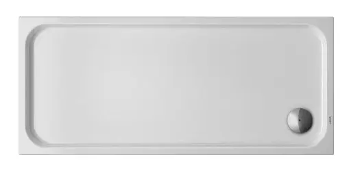Duravit D-Code - dušas paliktnis 160x70 cm, pretslīdes, Alpu balts 720163000000001