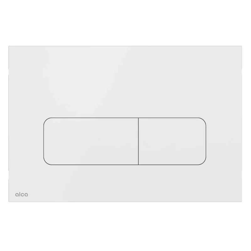 Alcadrain Flat - vadības plate, balta spīdīga MOON-WHITE
