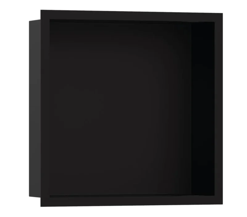 Hansgrohe XtraStoris Individual - sienas niša ar dizaina rāmi, 30x30x10 cm, melns matēts 56098670