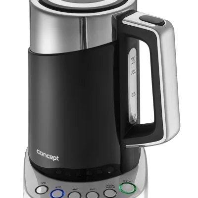 Concept - ūdenssildītājs, tilpums 1,7 l, ar temperatūras regulēšanu, 2200 W, melns rk3171