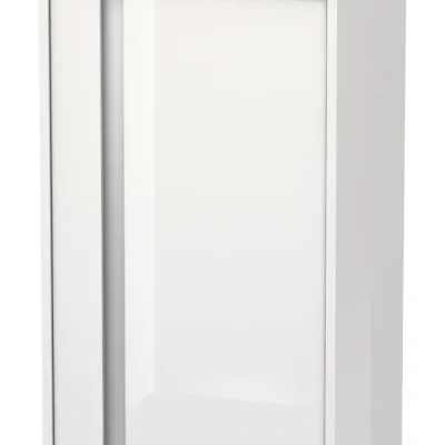 Duravit Ketho - augstais skapis 88x50x36 cm, pa labi, balts spīdīgs KT1266R2222