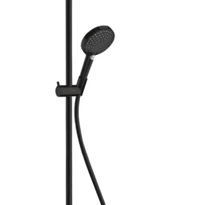 Hansgrohe Croma Select S - dušas komplekts Showerpipe 280 ar termostatu, EcoSmart, matēti melna 26891670