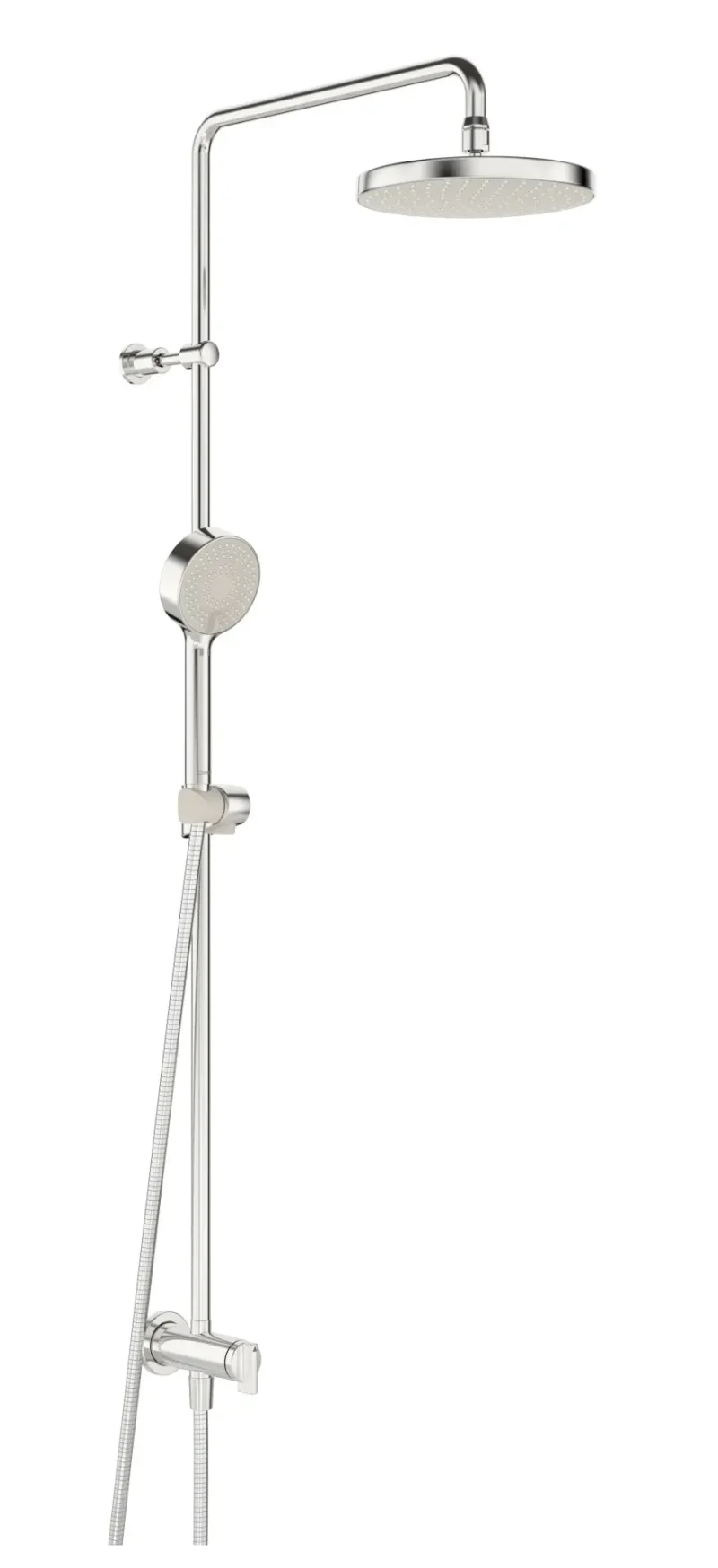 Hansa Basicjet - dušas komplekts ar pārslēdzēju, 3 strūklas veidi, hroms 44390200
