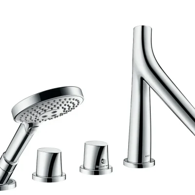 Axor Starck Organic - termostata maisītājs, 4 caurumu montāža, hroms 12425000
