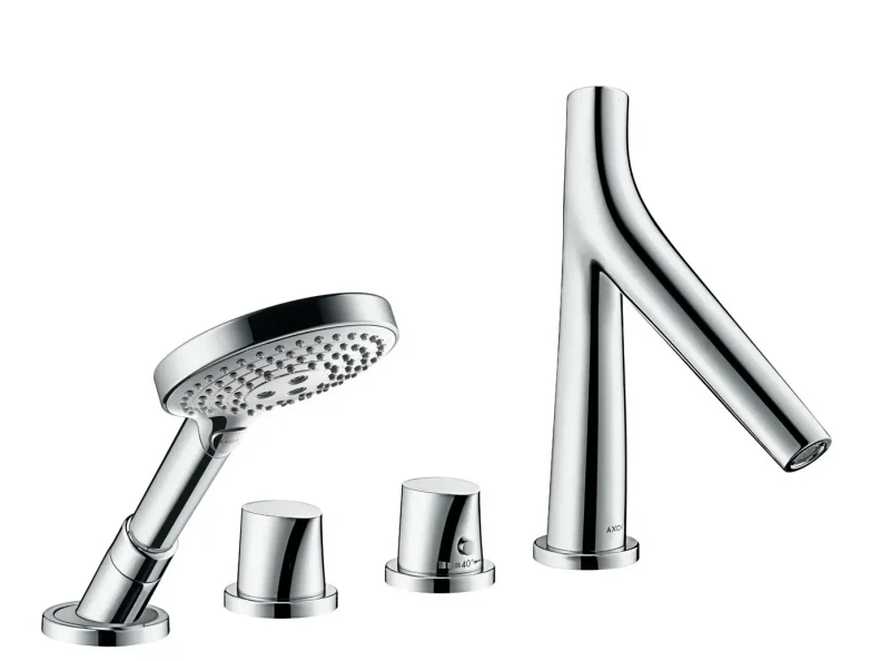 Axor Starck Organic - termostata maisītājs, 4 caurumu montāža, hroms 12425000