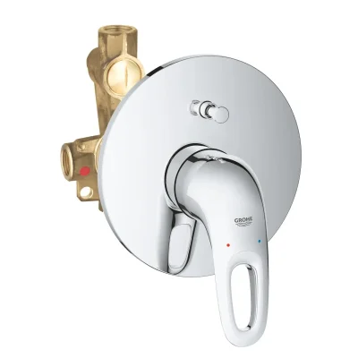Grohe Eurostyle - vannas maisītājs ar elementu, zemapmetuma montāža, hroms 33637003