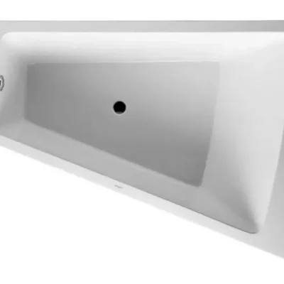 Duravit Paiova - asimetriska vanna, 180x140 cm, ar paneli, labā puse, balta 700269000000000