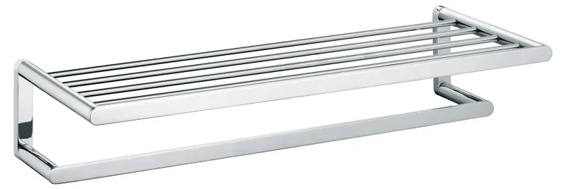 Keuco Elegance - plaukts ar dvieļu turētāju, garums 62 cm, hroms 11675010000