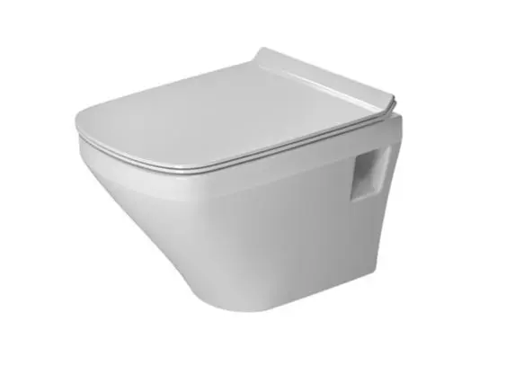 Duravit DuraStyle - pie sienas stiprināms kompaktais WC, Rimless, Alpu balts 2571090000