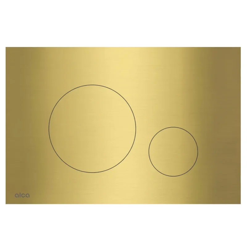 Alcadrain Flat - vienā līmenī montējama vadība, misiņš TURN-BRASS