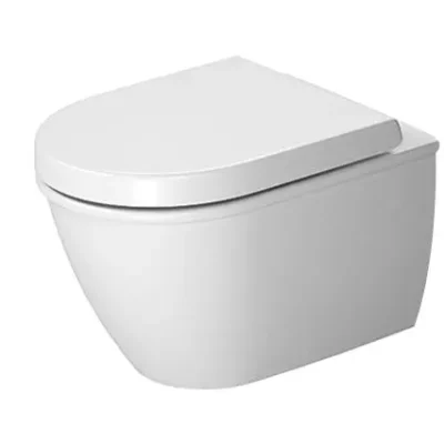 Duravit Darling New - pie sienas stiprināms WC Compact, 360x485 mm, ar WonderGliss, balts 25490900001