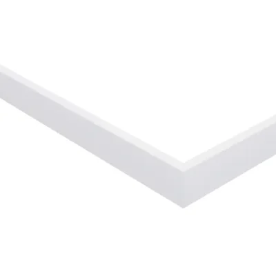 Polysan Karia - stūra apmale 1100x800 mm, kreisā, balta 46812L