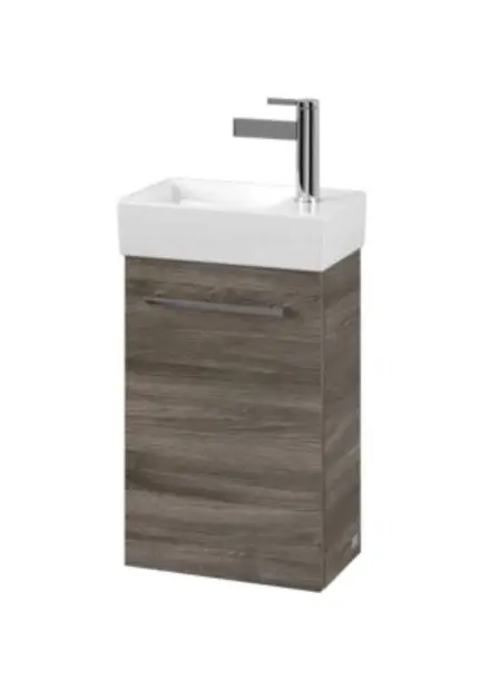 Villeroy & Boch Avento - izlietnes apakšskapis, 34x51x20 cm, 1 durvis, Stone Oak A87601RK