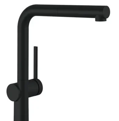 Hansgrohe M54 - virtuves izlietnes maisītājs Talis ar izvelkamu dušu, sBox, matēti melns 72809670