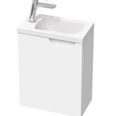 Ravak Classic II - izlietnes skapītis 40x22x50 cm, ar 1 durvīm, eņģes kreisajā pusē, balts spīdīgs X000001484