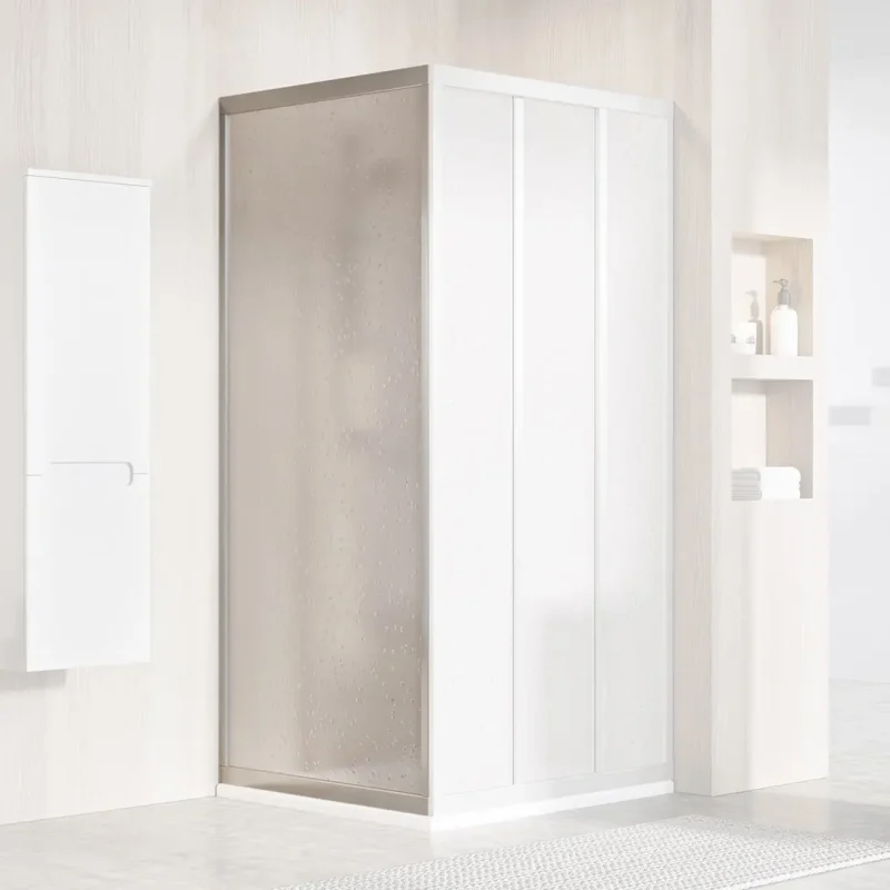 Ravak Supernova - dušas siena APSS-90, 87-91 cm, satīna/Pearl 94070UR211