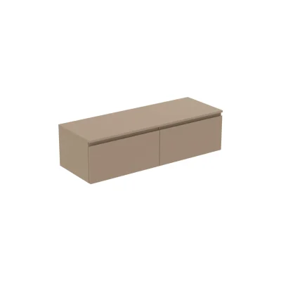 Ideal Standard Finesse - izlietnes skapītis, 140x51x38 cm, 2 atvilktnes, Dark Elm E3432UR