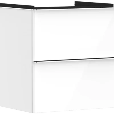 Hansgrohe Xelu Q - izlietnes apakšskapītis, 63x58x50 cm, 2 atvilktnes, balts spīdīgs/hroms 54023000