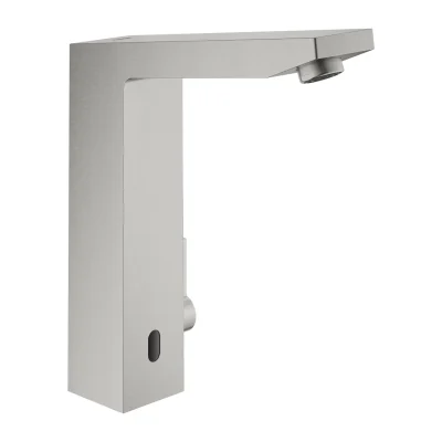 Grohe Eurocube E - infrasarkanā elektronika izlietnes maisītājam ar maisītāju, SuperSteel 36441DC0