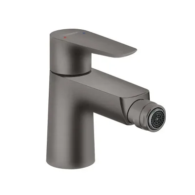 Hansgrohe Talis E - bideta maisītājs ar noteces komplektu, melns hroms birstēts 71720340