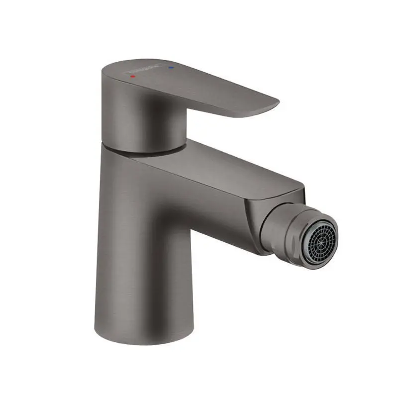 Hansgrohe Talis E - bideta maisītājs ar noteces komplektu, melns hroms birstēts 71720340