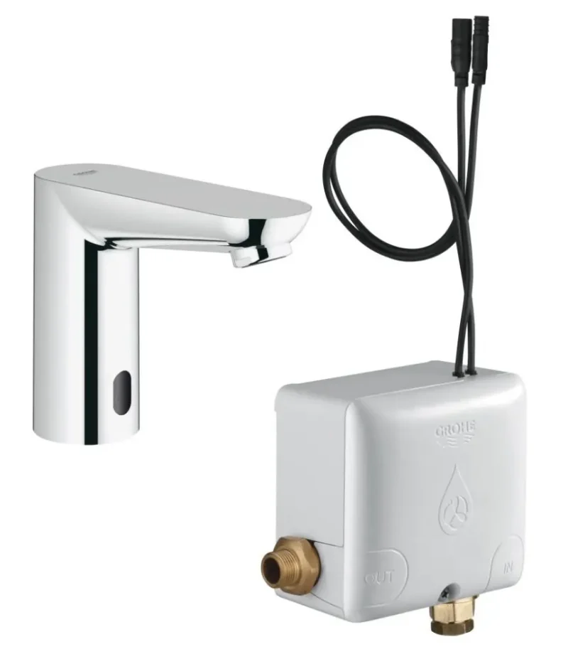 Grohe Euroeco Cosmopolitan E - elektroniska izlietnes maisītājs, Powerbox, hroms 36384000