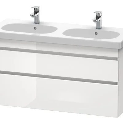 Duravit DuraStyle - izlietnes skapītis 61x115x45 cm, ar 2 atvilktnēm, balts spīdīgs DS648602222