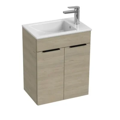 Jika Cube - izlietne ar zemizlietnes skapi 51x34x61 cm, osis H4536411765141