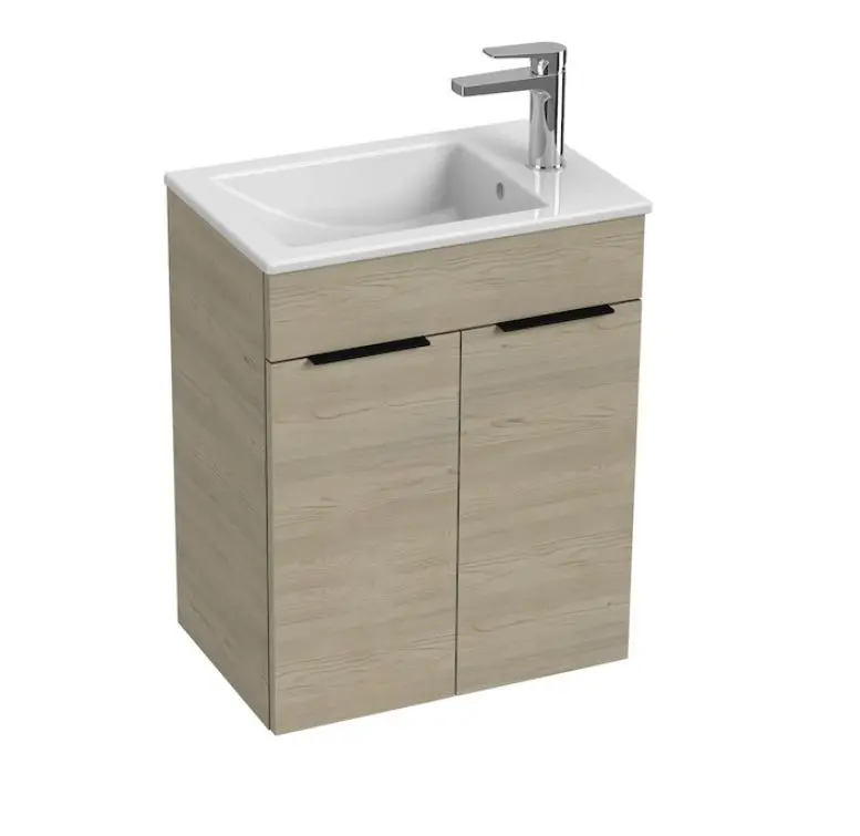 Jika Cube - izlietne ar zemizlietnes skapi 51x34x61 cm, osis H4536411765141