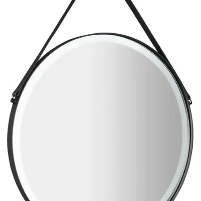 Sapho spogulis - Mirror Orbiter ar LED apgaismojumu, diametrs 70 cm, melns matēts ORL070