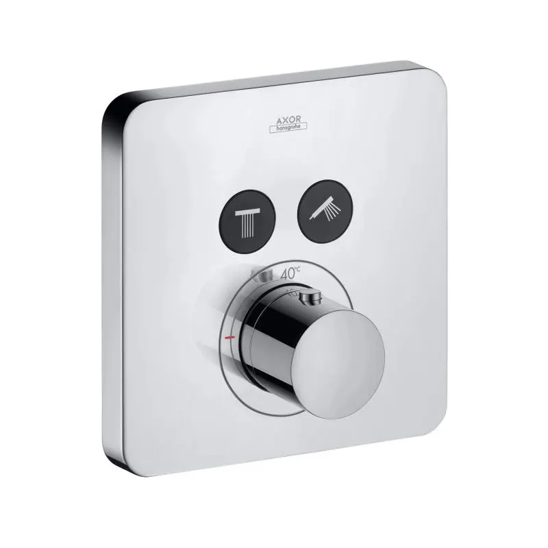 Axor ShowerSelect - termostata maisītājs - zemapmetuma, 2 patērētājiem, hroms 36707000