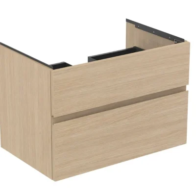 Ideal Standard Finesse - izlietnes skapītis, 80x51x55 cm, 2 atvilktnes, Balts ozols E3396US